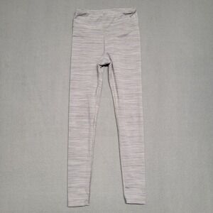 Athleta Girl High Rise Chit Chat Tight Leggings M 8 10 Grey Heathered Activewear